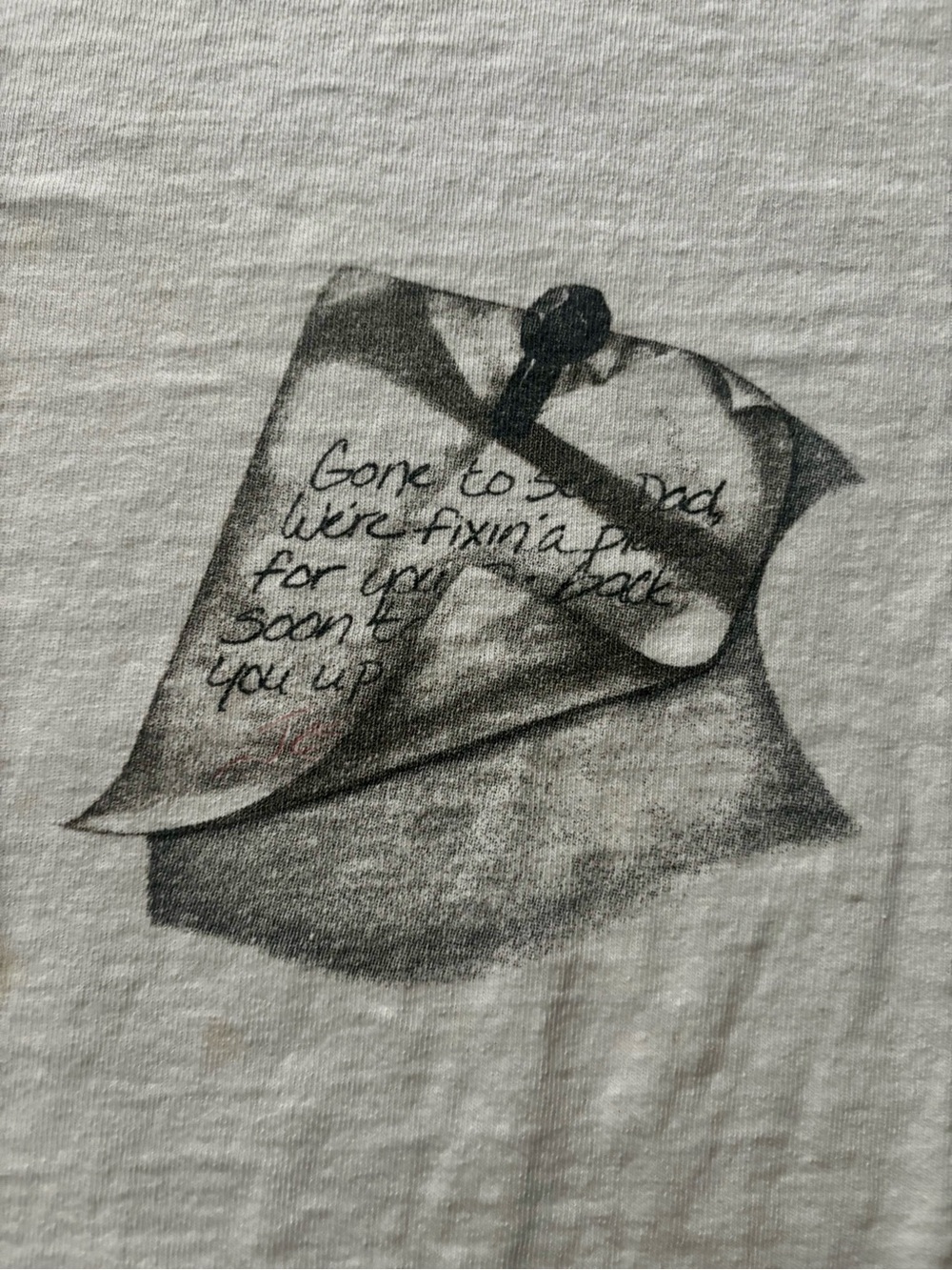 1993 Living Epistles "Gone to See Dad" Vintage Christian Graphic Tee. - Picture 2 of 5